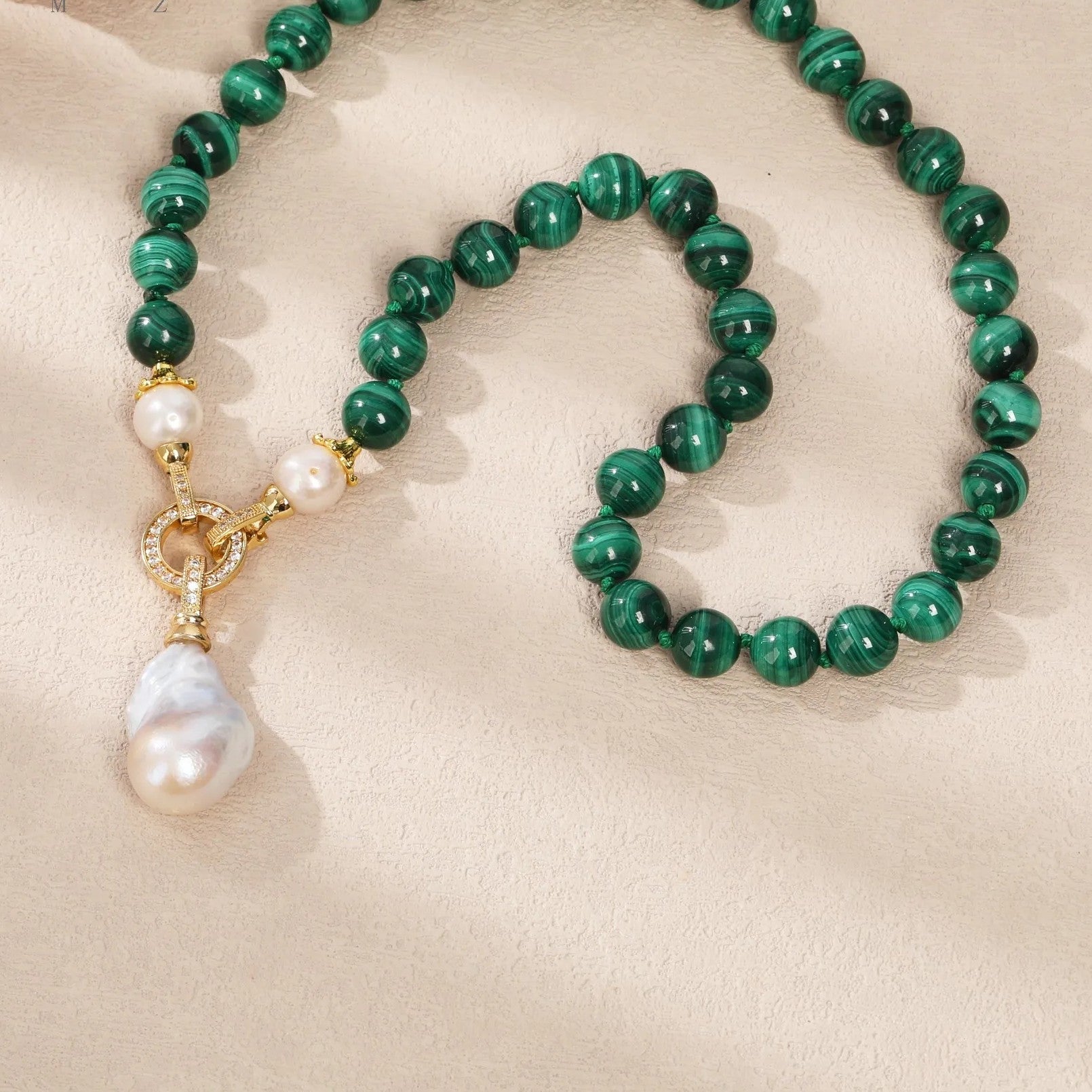 Malachite Muse Necklace - Voisson