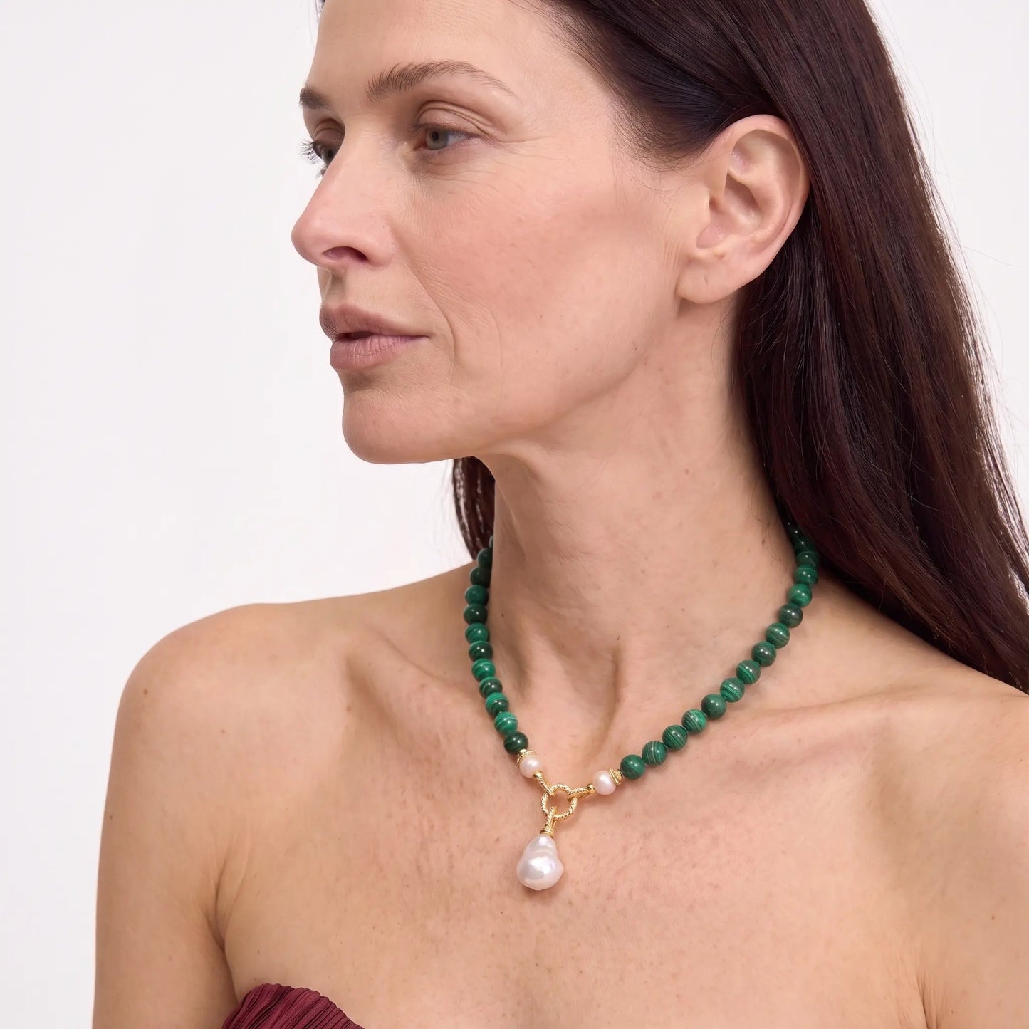 Malachite Muse Necklace - Voisson