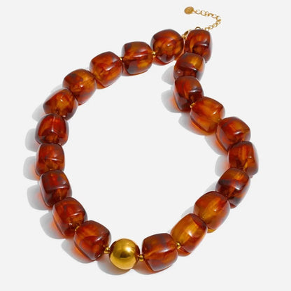 Marble Glow Necklace - Voisson