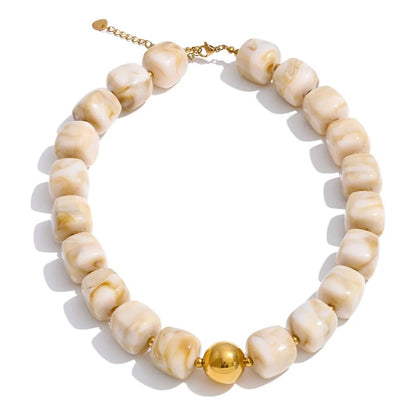 Marble Glow Necklace - Voisson