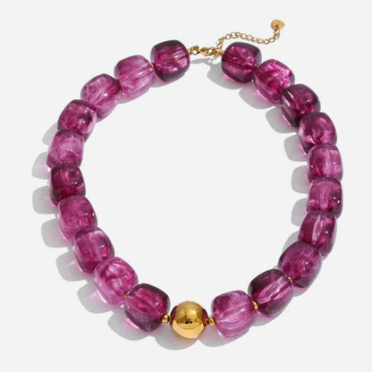 Marble Glow Necklace - Voisson