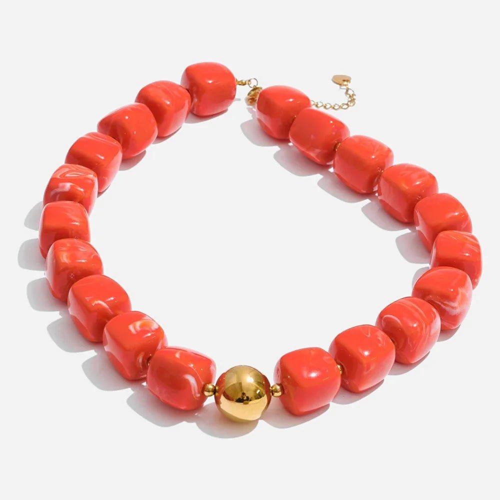 Marble Glow Necklace - Voisson