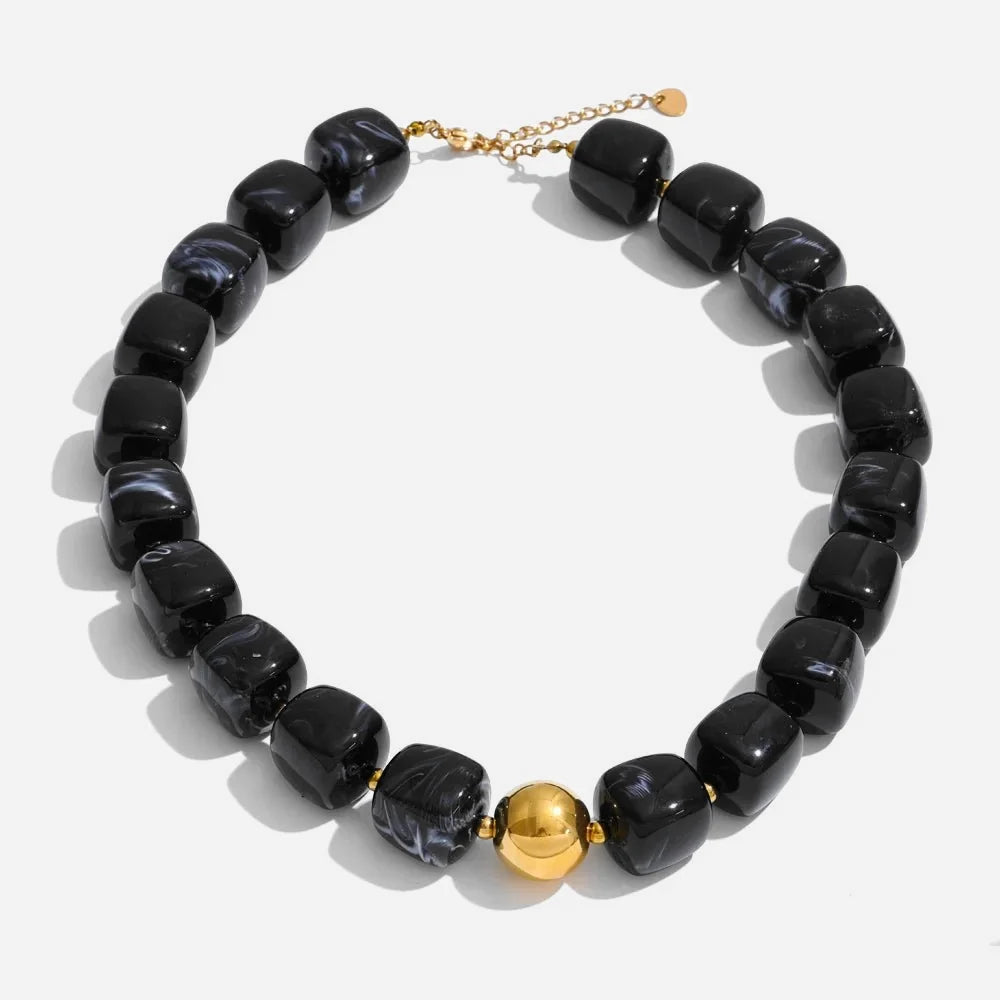 Marble Glow Necklace - Voisson