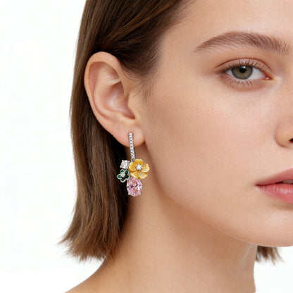 Marigold Bloom Earrings - Voisson