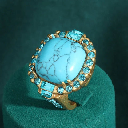 Marina Vintage Turquoise Ring - Voisson
