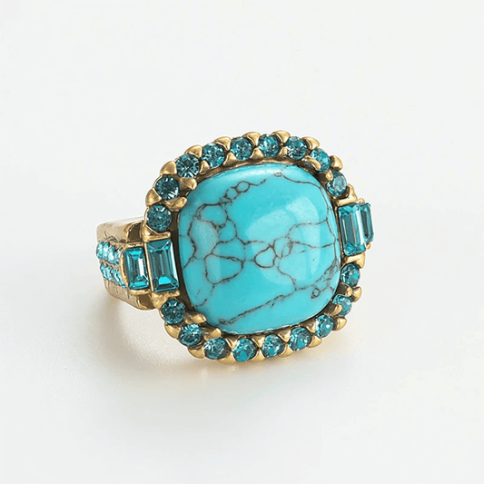 Marina Vintage Turquoise Ring - Voisson