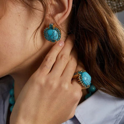 Marina Vintage Turquoise Ring - Voisson