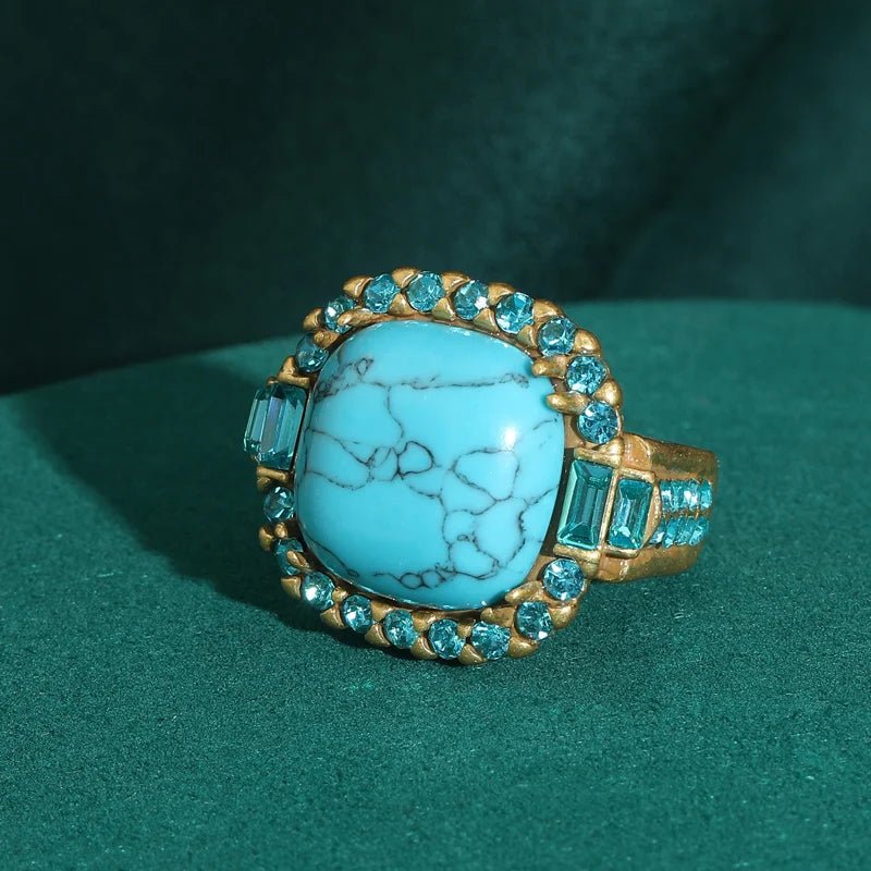 Marina Vintage Turquoise Ring - Voisson