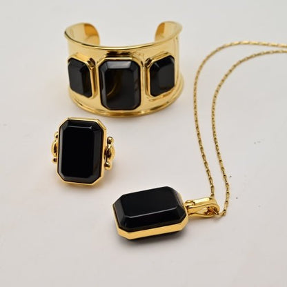 Marique French Vintage Agate Necklace - Voisson