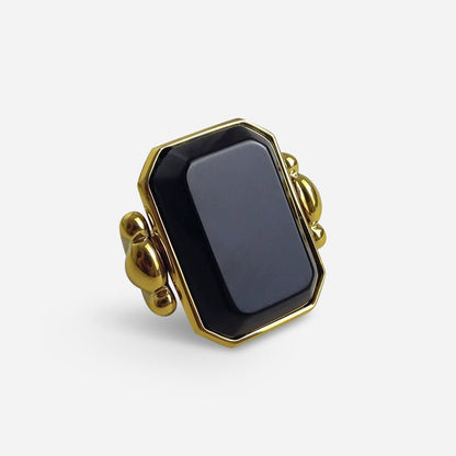 Marique French Vintage Agate Ring - Voisson