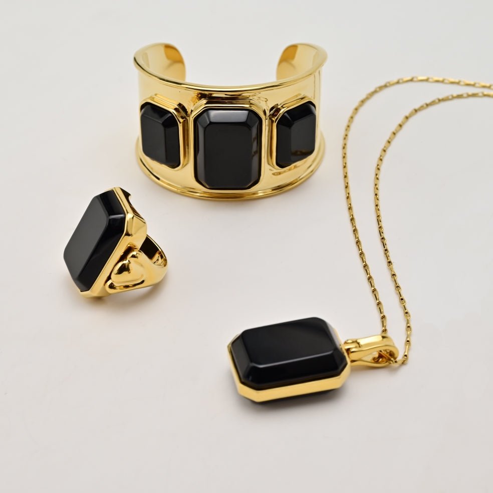 Marique French Vintage Agate Ring - Voisson