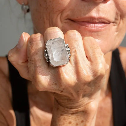 Marique French Vintage Crystal Ring - Voisson