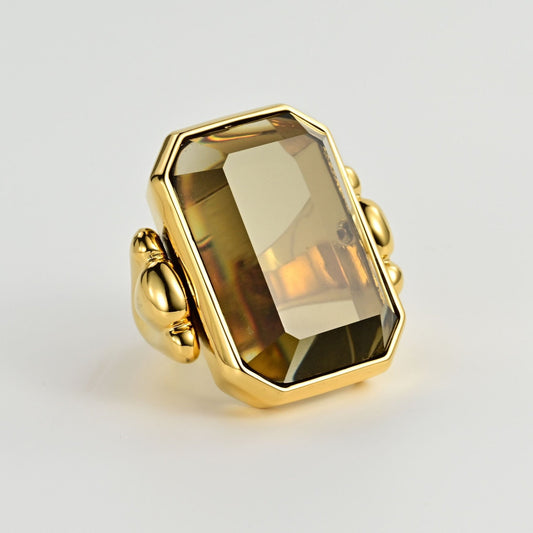 Marique French Vintage Crystal Ring - Voisson
