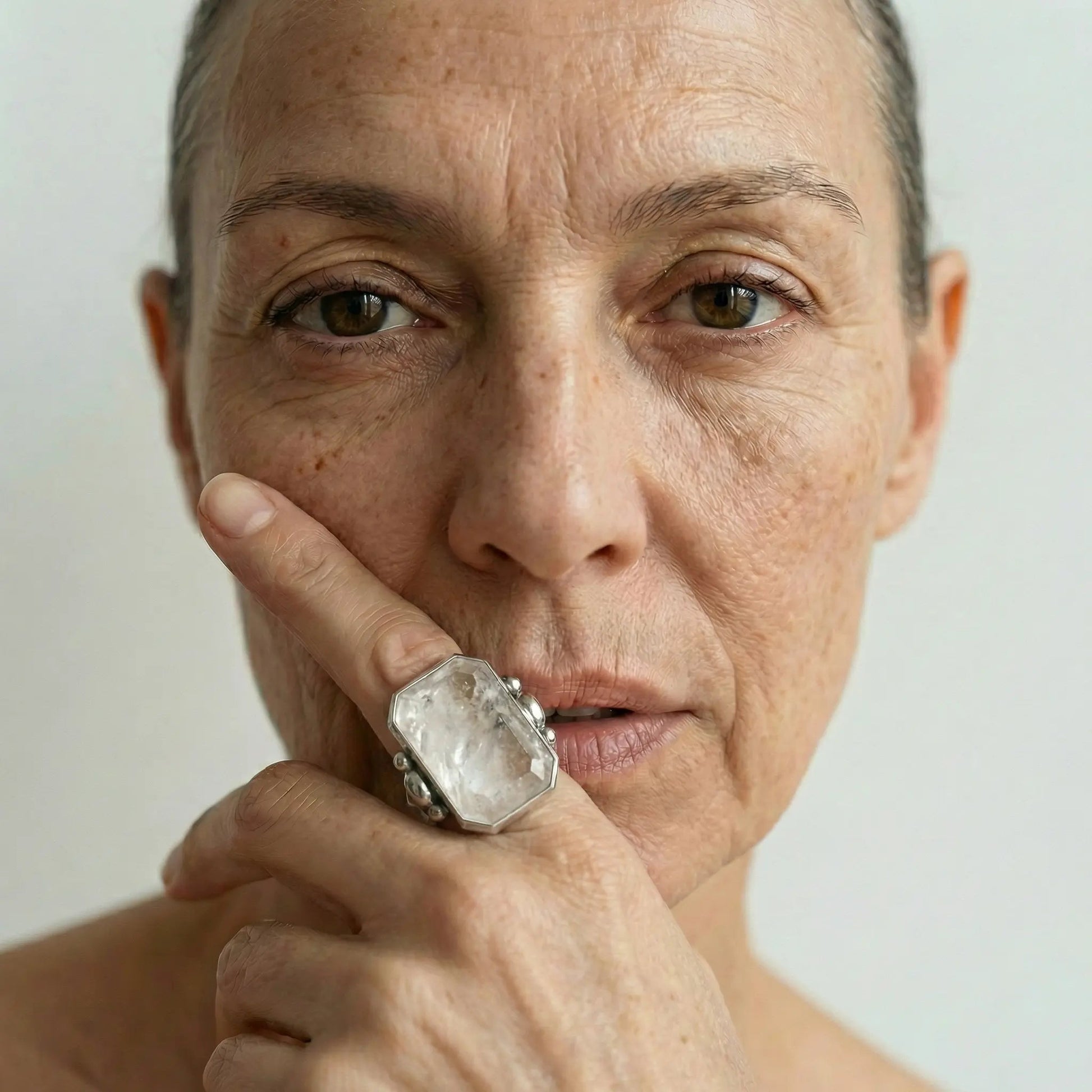 Marique French Vintage Crystal Ring - Voisson