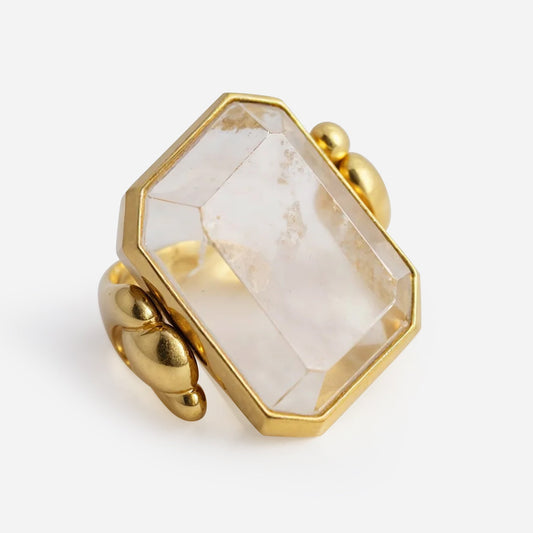 Marique French Vintage Crystal Ring - Voisson