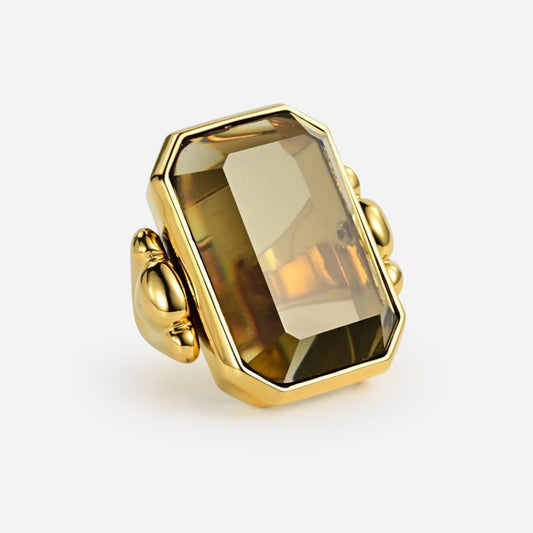 Marique French Vintage Noir Ring - Voisson