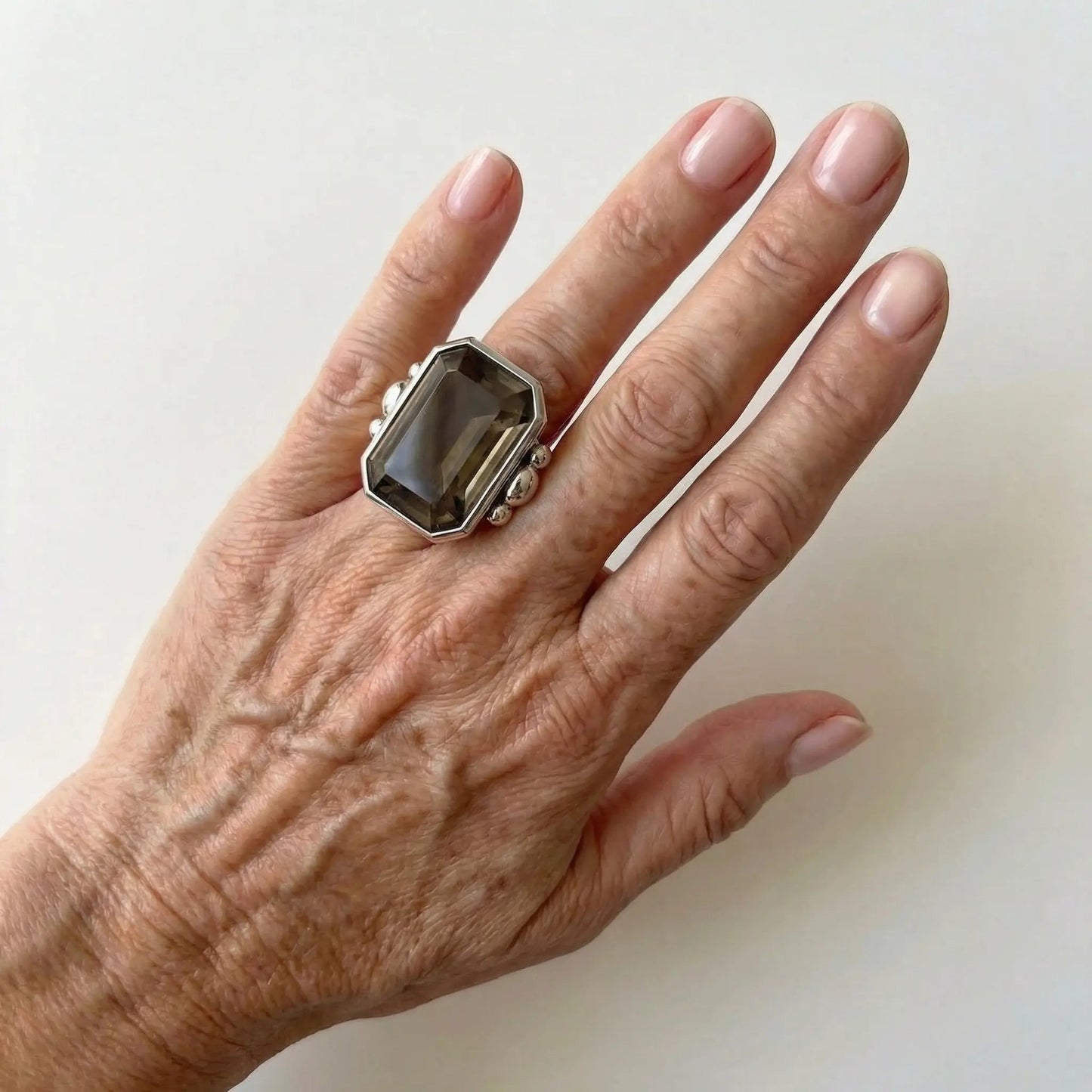 Marique French Vintage Noir Ring - Voisson