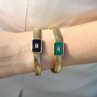 Metro Plaque Chain Bracelet - Voisson