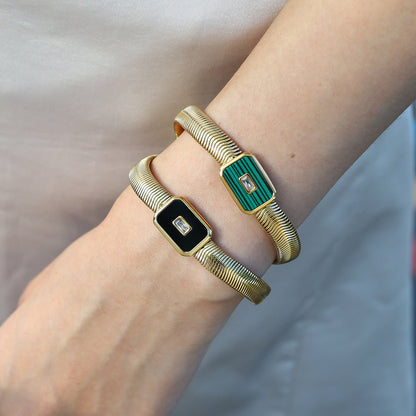 Metro Plaque Chain Bracelet - Voisson