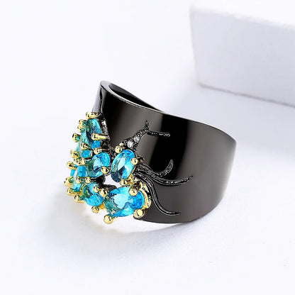Midnight Bloom Ring - Voisson