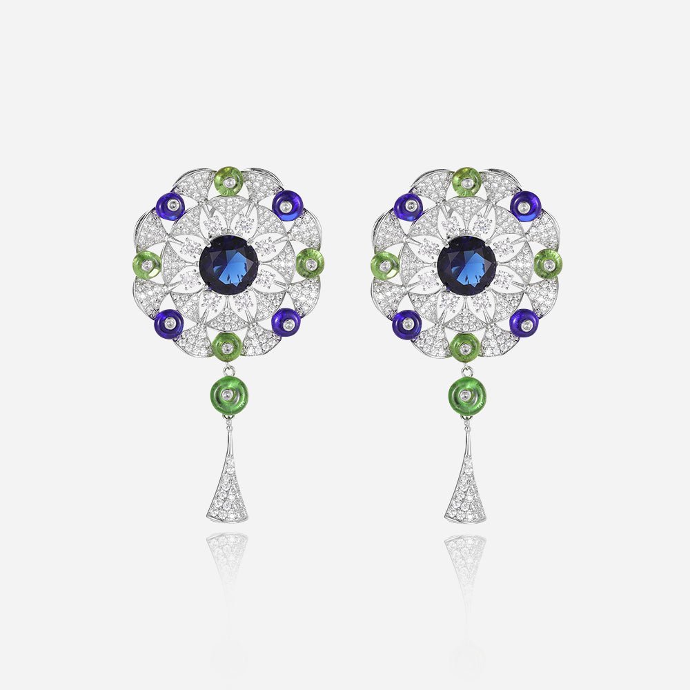 Midnight Garden Earrings - Voisson