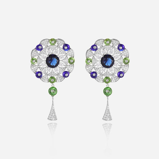 Midnight Garden Earrings - Voisson