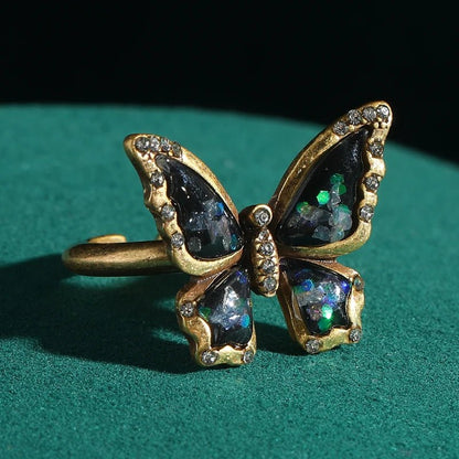 Midnight Muse Butterfly Ring - Voisson