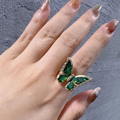 Midnight Muse Butterfly Ring - Voisson