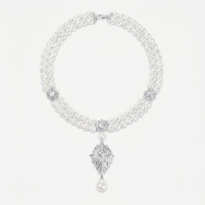 Midnight Pearl Empress Necklace - Voisson