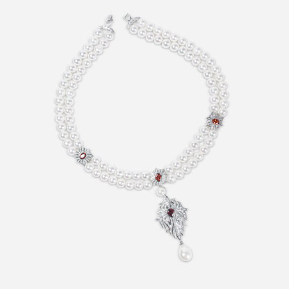 Midnight Pearl Empress Necklace - Voisson