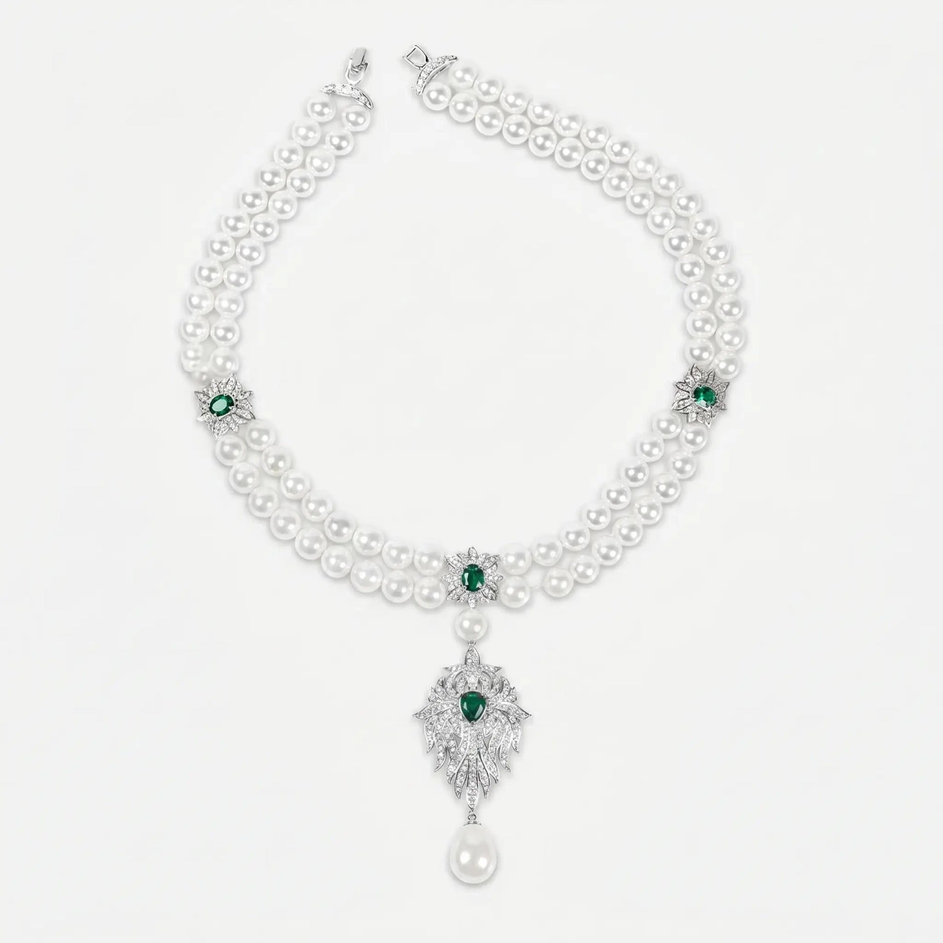 Midnight Pearl Empress Necklace - Voisson