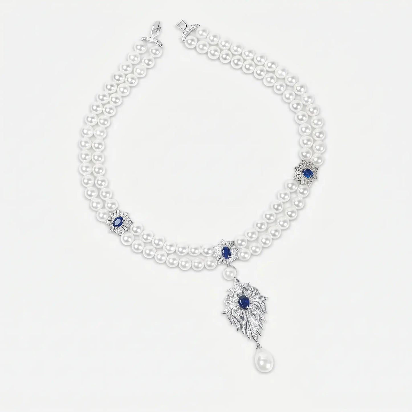 Midnight Pearl Empress Necklace - Voisson