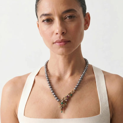 Midnight Relic Pendant Necklace - Voisson