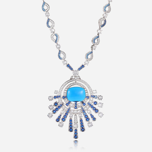 Midnight Royale Gem Necklace - Voisson
