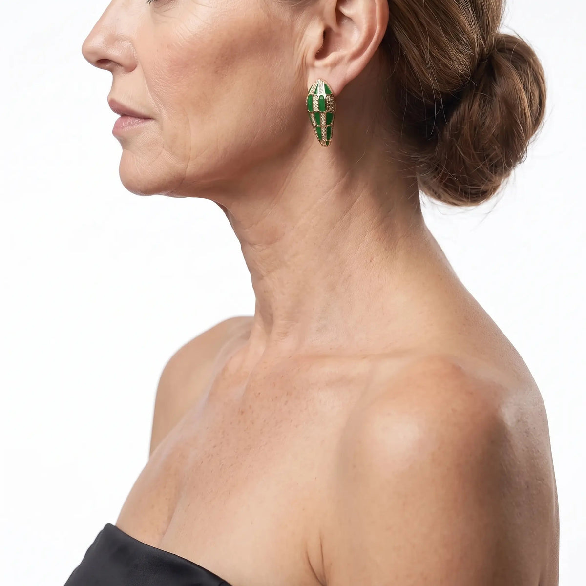 Midnight Viper Earrings - Voisson