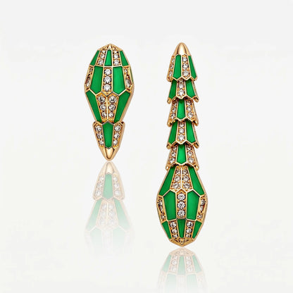 Midnight Viper Earrings - Voisson