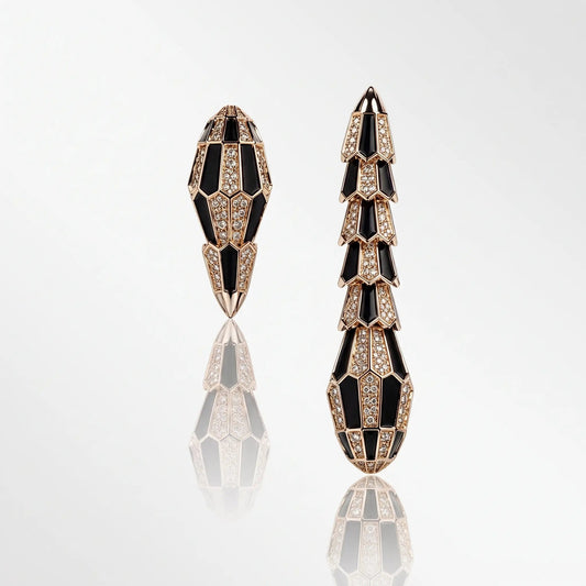 Midnight Viper Earrings - Voisson