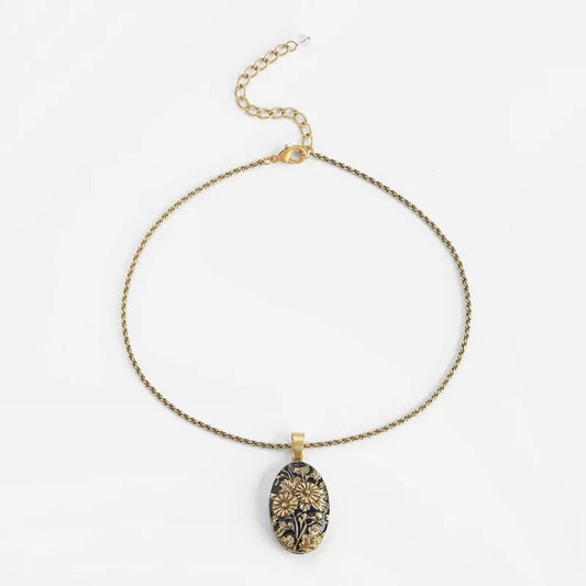 MidnightBloom Vintage Necklace - Voisson