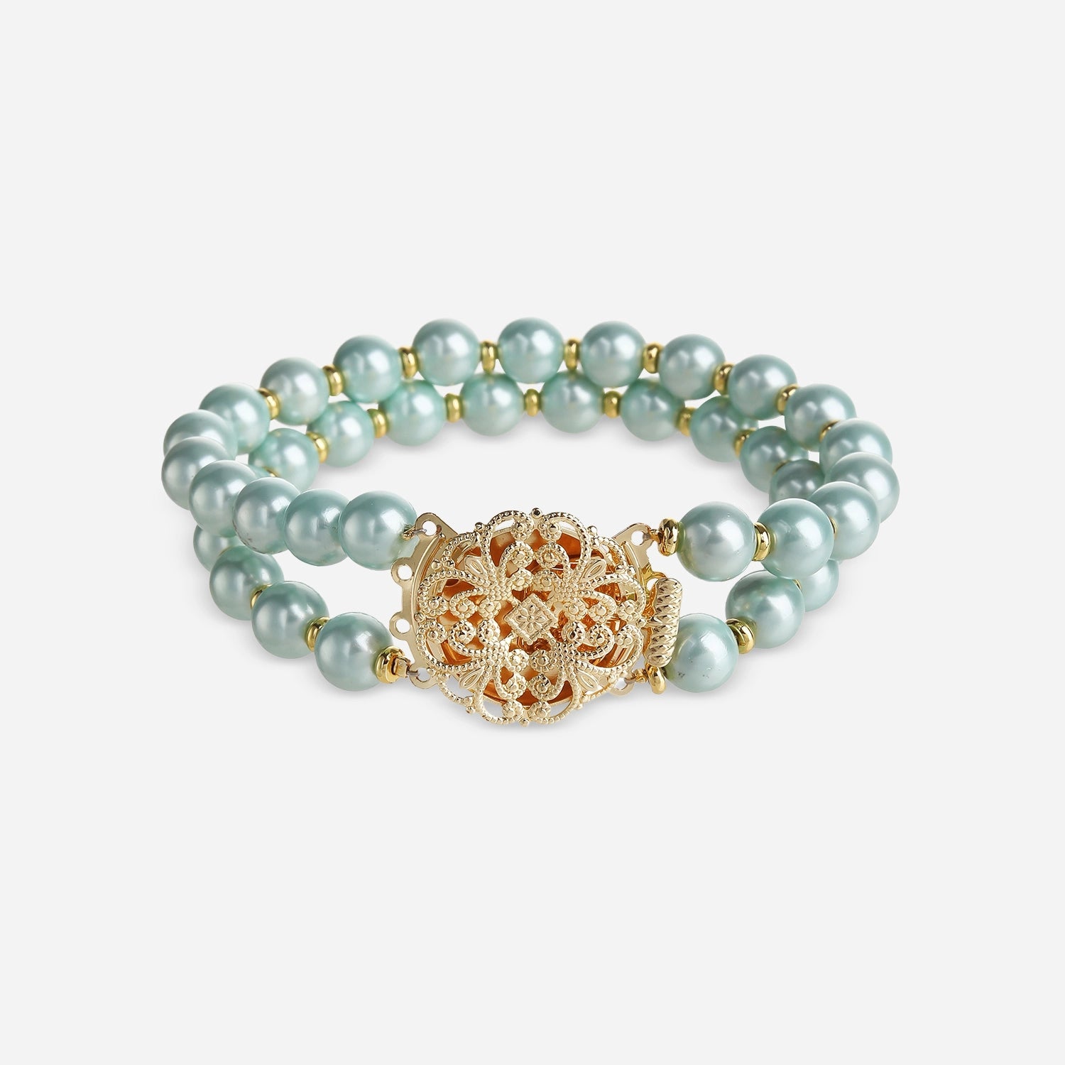 Mint Whisper Pearl Bracelet - Voisson