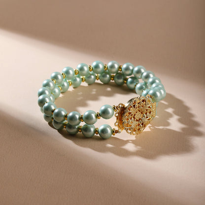 Mint Whisper Pearl Bracelet - Voisson