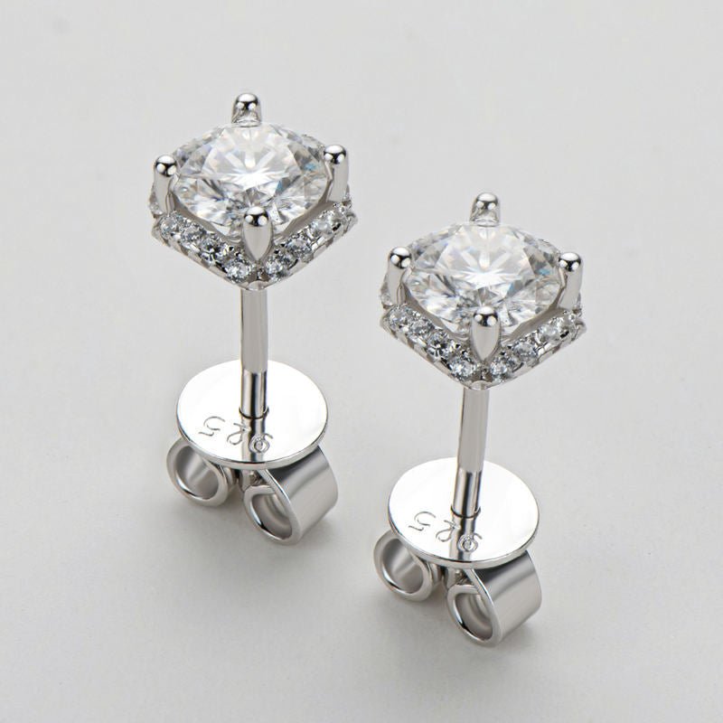 Mirelle 0.5Ct Moissanite 925 Sterling Silver Stud Earring - Voisson