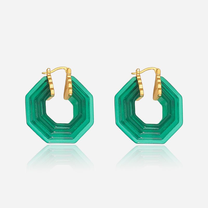 Modern Muse Hoop Earrings - Voisson