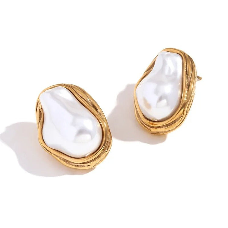 ModernMuse SS Gold Collection Earrings - Voisson