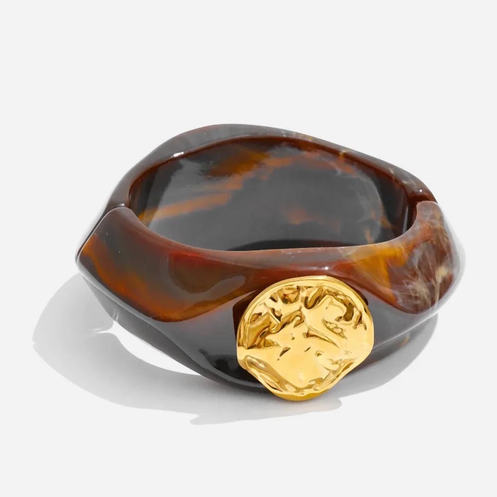 Molten Resin Cuff Bracelet - Voisson