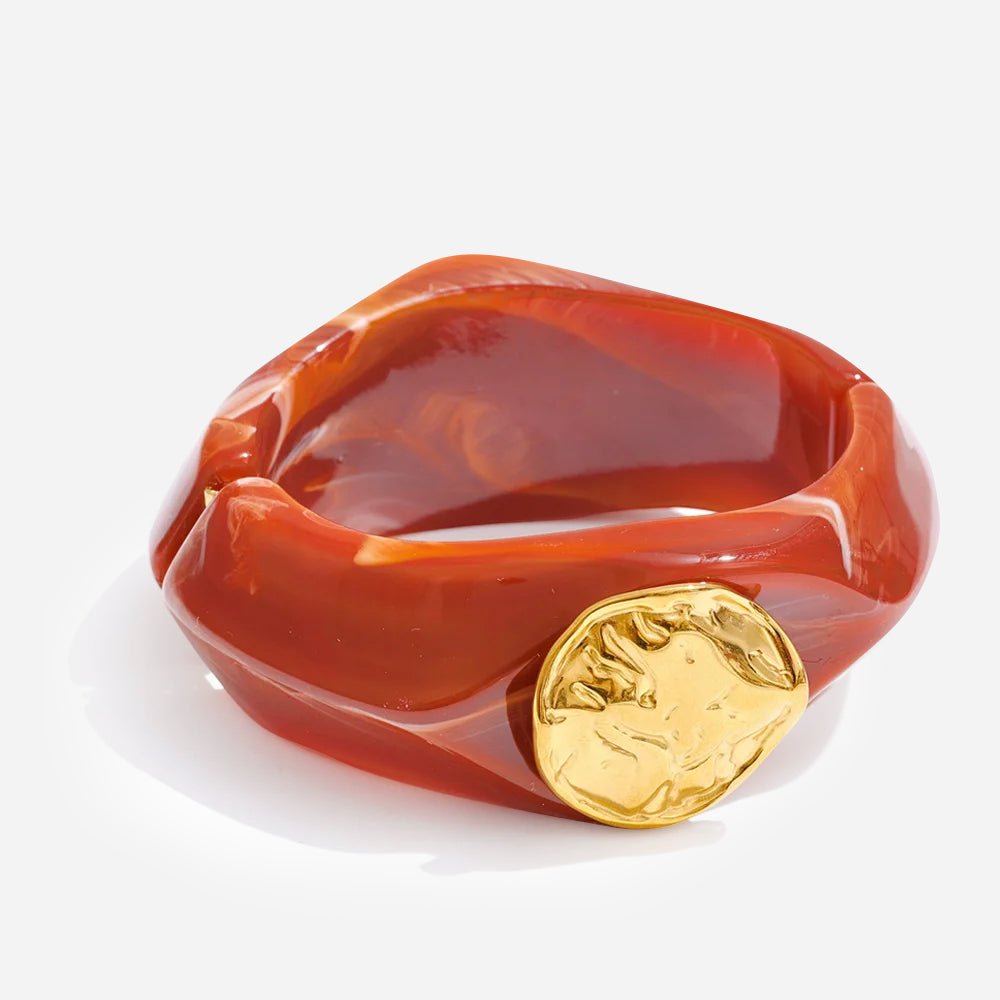 Molten Resin Cuff Bracelet - Voisson