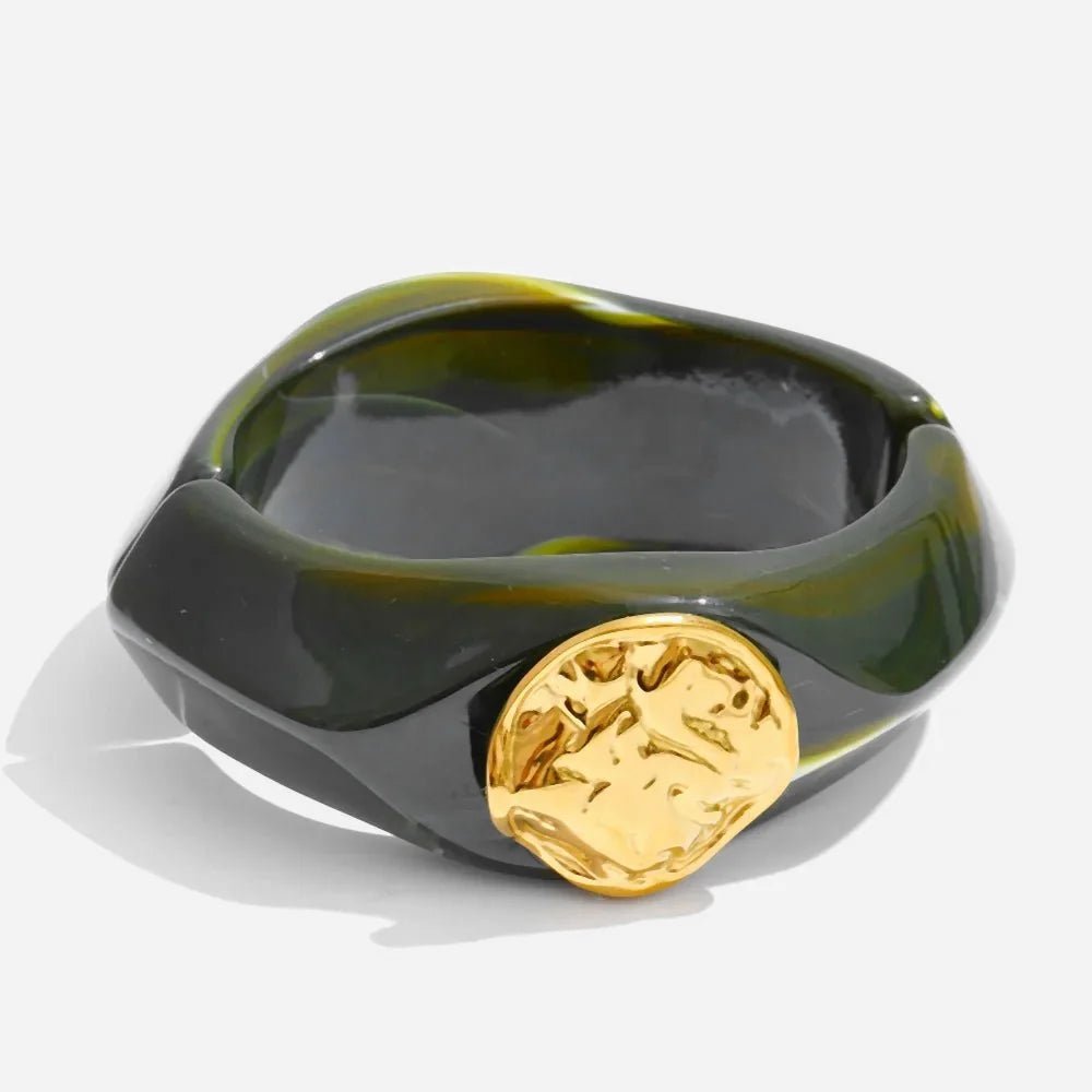 Molten Resin Cuff Bracelet - Voisson