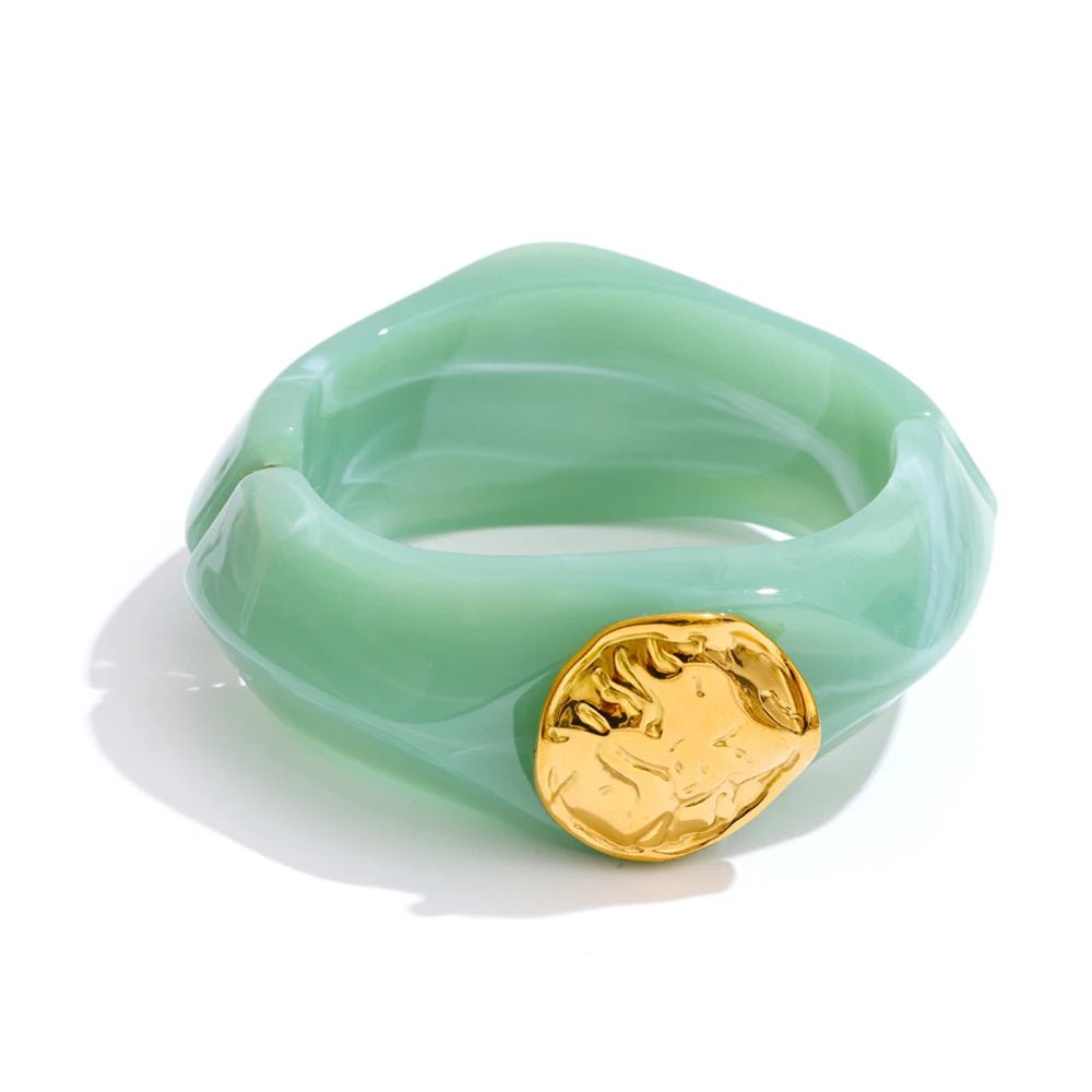 Molten Resin Cuff Bracelet - Voisson