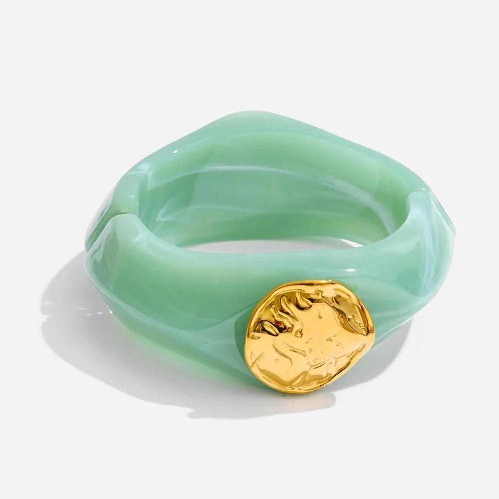 Molten Resin Cuff Bracelet - Voisson