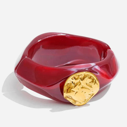 Molten Resin Cuff Bracelet - Voisson