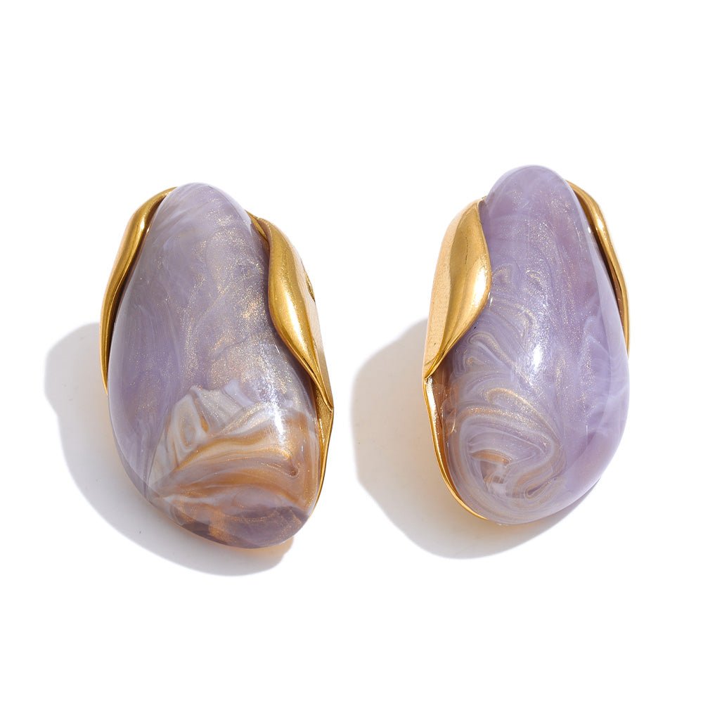 Mono Stone SS Earrings - Voisson